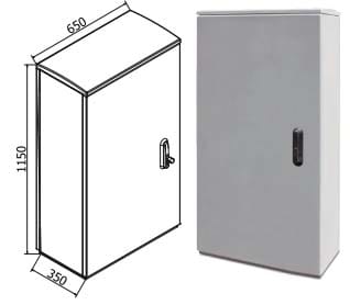 OEC SRL OECN0ST0320/21 ARMADIO 650X1100X350 CON ZOCCOLO SERR.21
