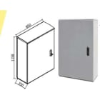 OEC SRL OECN0ST0335/12 ARMADIO 850X1100X350 CON SERRATURA 12