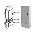 OEC SRL - OECN0ST0740/21 ARMADIO 650X1100X450 CON ZOCCOLO SERR.21