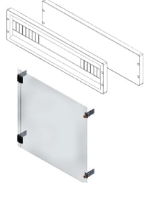 OEC SRL - OECN1ST0367 TELAIO FISSAGGIO SU FONDO ARMADI 900X540