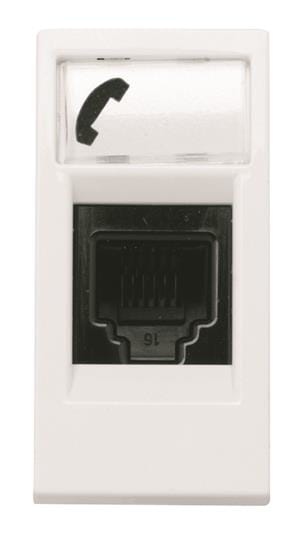 ABB SPA - ABBZ1120BL N2117.6 BL - PRESA TELEF. RJ12 CON COVER