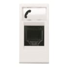 ABB SPA ABBZ1120BL N2117.6 BL - PRESA TELEF. RJ12 CON COVER
