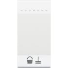 BTICINO BTIN4915MR Wippe Zimmer Reinigen 1-Modulig Weiss