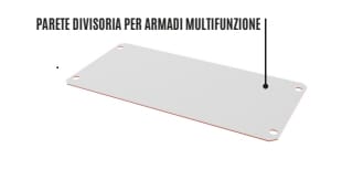 OEC SRL - OECN6ST0354 PARETE DIVISORIA PER ARMADI ARE/M-A-B-C