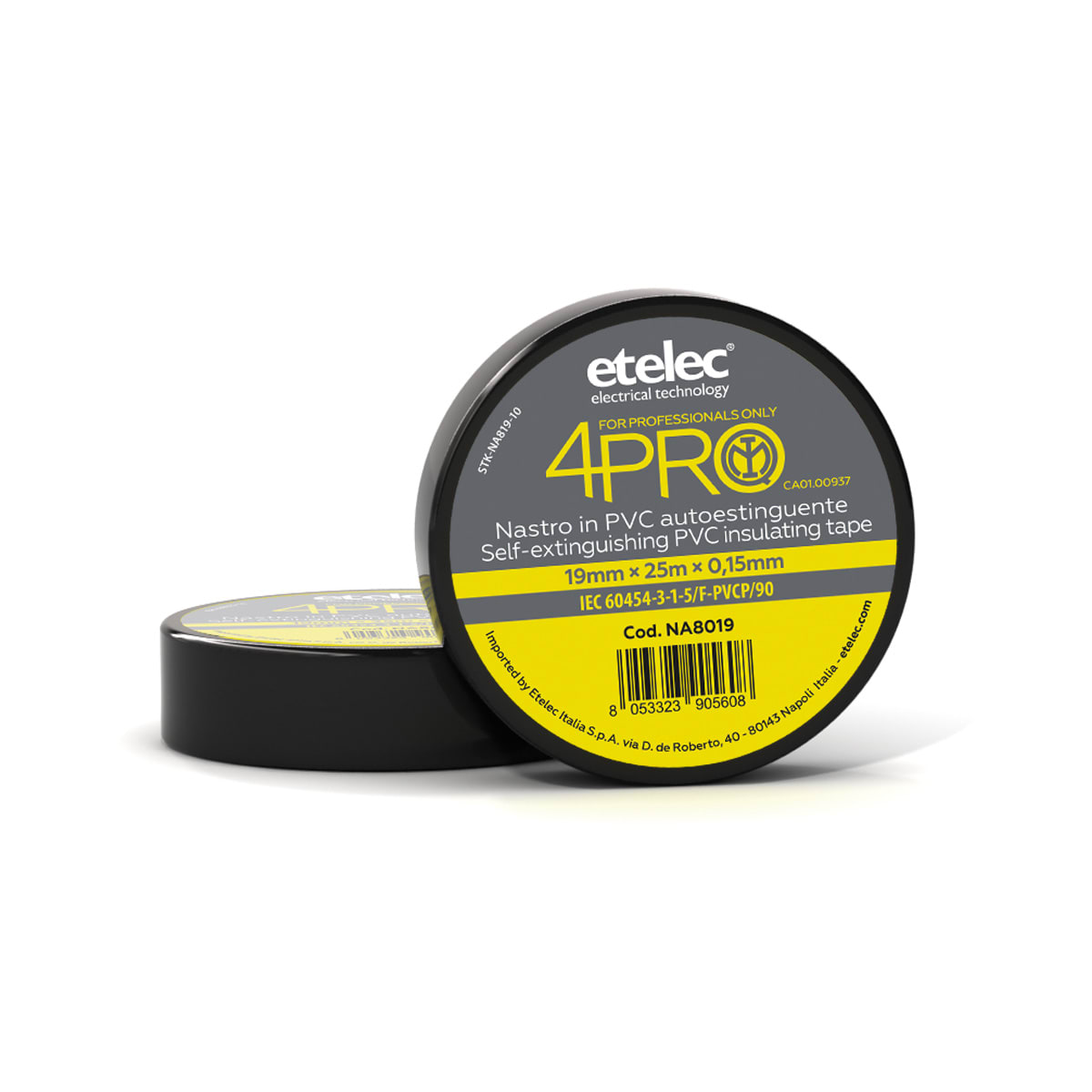 ETELEC ITALIA SPA ETLNA8019K1 NASTRO ISOLANTE NERO KIT 20 PZ + OMAGGIO