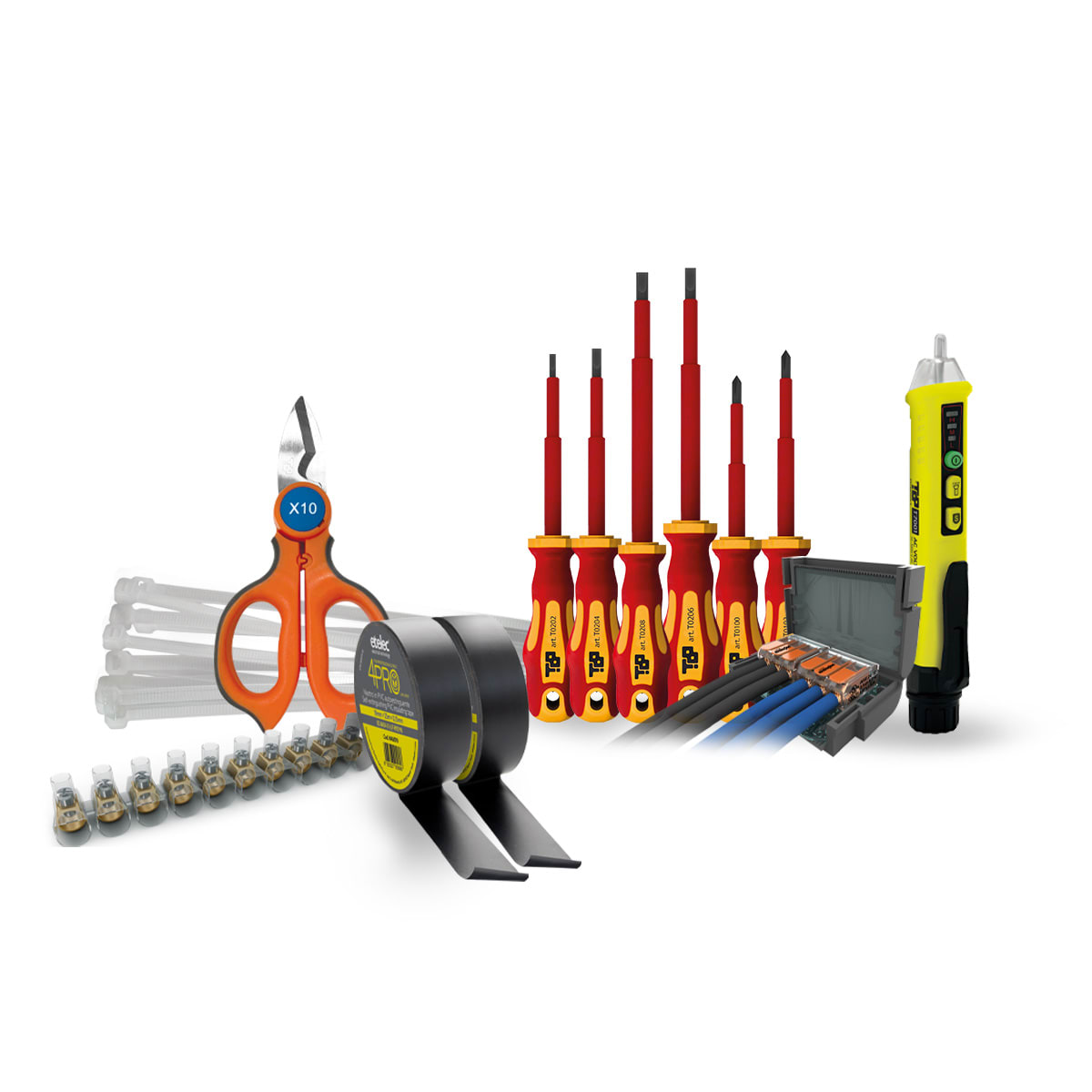ETELEC ITALIA SPA ETLNA8019K1 NASTRO ISOLANTE NERO KIT 20 PZ + OMAGGIO