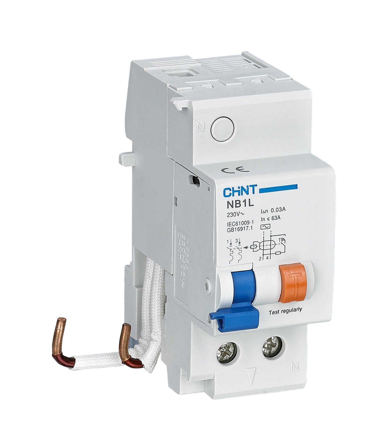 CHINT ITALIA INVESTM - CHT51651 NB1L-63/2P-AC500 -DIFF ACC 2P 40/63A IDN