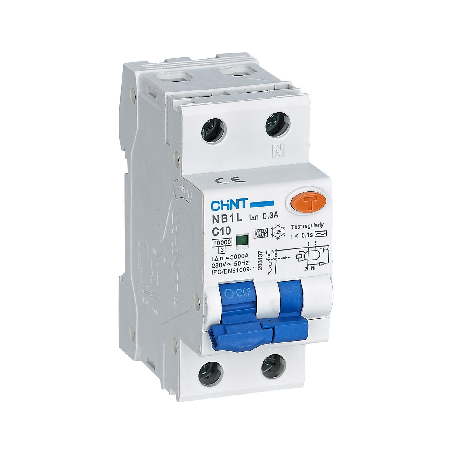 CHINT ITALIA INVESTM - CHT203140 NB1L2H/C20-1PN-10-AC300 -INT MTD 1P+N 20