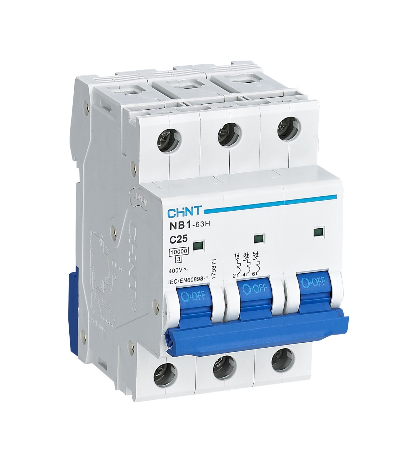 CHINT ITALIA INVESTM - CHT179875 NB1-63H/C40-3P-10 - INT MT 3P 40A CURVA