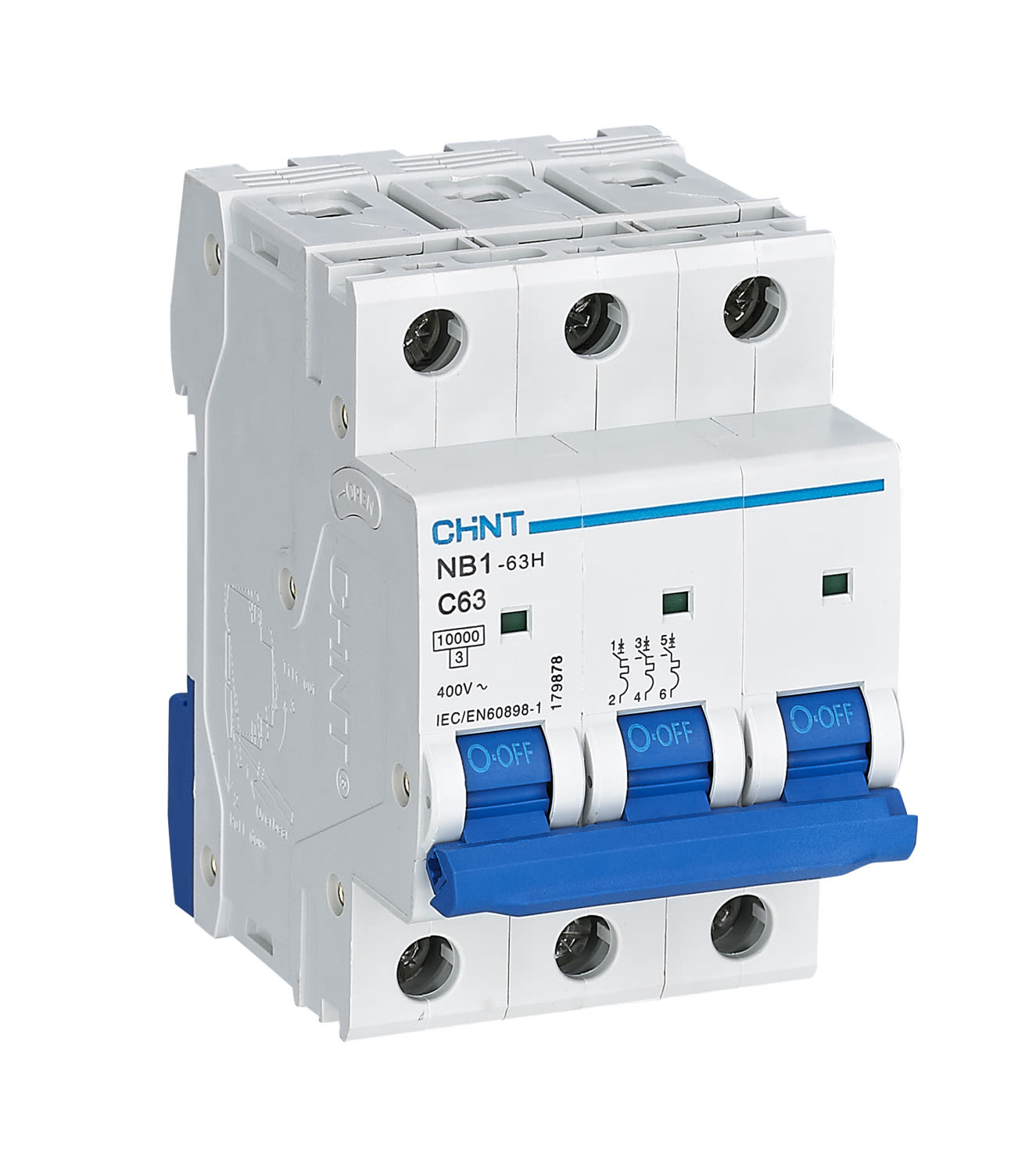CHINT ITALIA INVESTM - CHT179878 NB1-63H/C63-3P-10 - INT MT 3P 63A CURVA