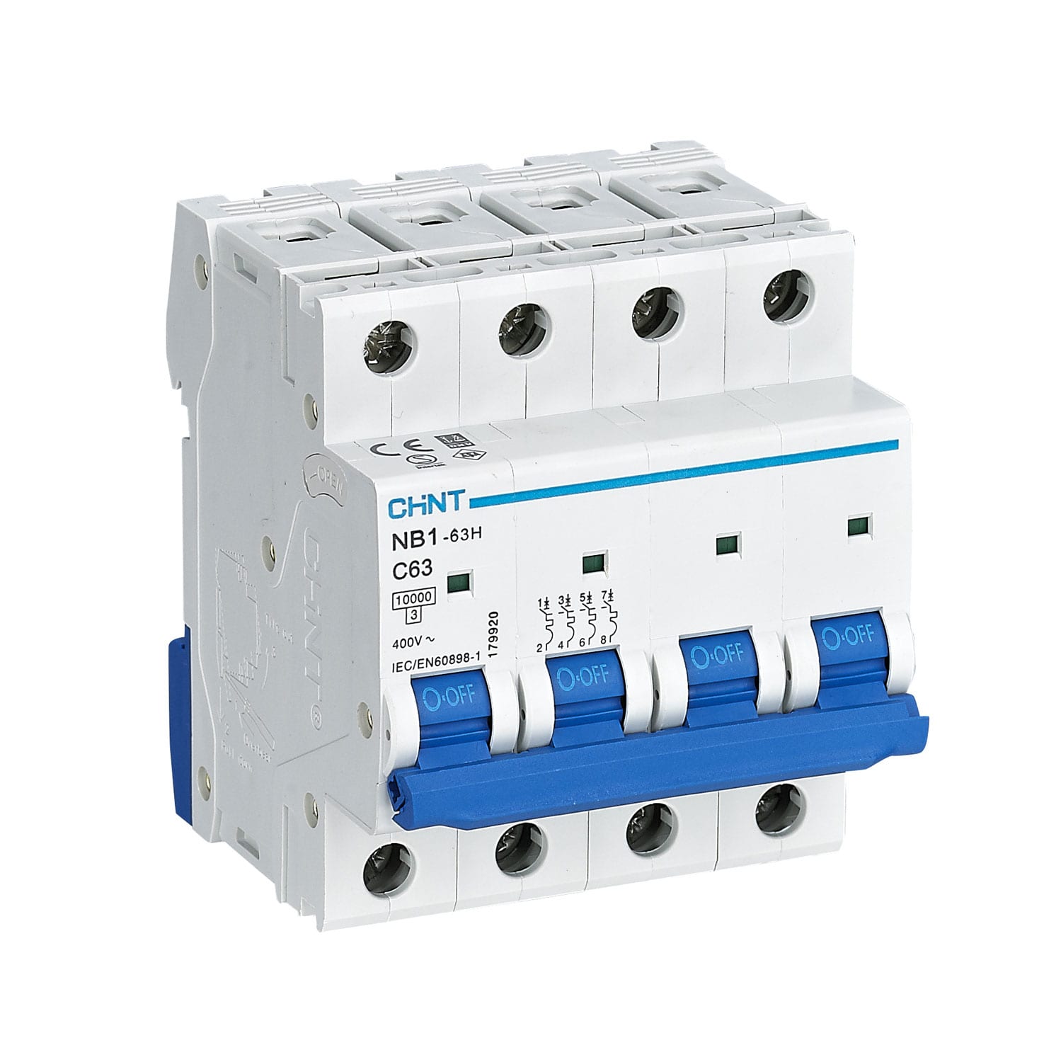 CHINT ITALIA INVESTM - CHT179920 NB1-63H/C63-4P-10 - INT MT 4P 63A CURVA