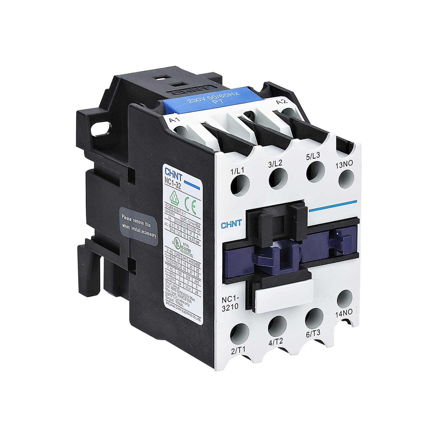 CHINT ITALIA INVESTM - CHT225514 NC1-32.10/230V CONTATTORE 3P AC 32A AC3