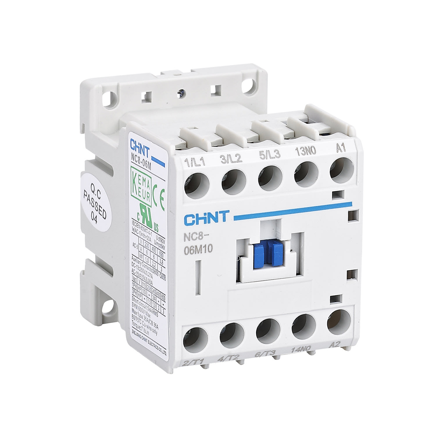 CHINT ITALIA INVESTM - CHT247576 NC6-09.10/24V CONTATTORE 3P AC 9A AC3 1N