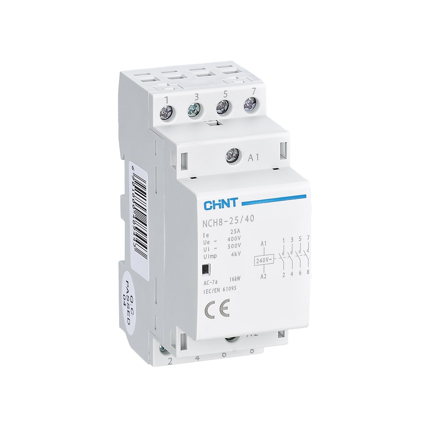 CHINT ITALIA INVESTM - CHT256089 NCH8-25.40/230 - CONT.MOD. 25A 4NA 230VA