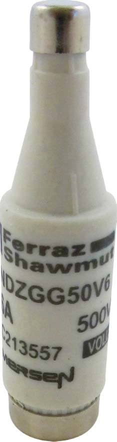 MERSEN ITALIA SPA - XESNDZGG50V6/2 FUS. D BT GG - NDZ 500VAC 6A VERDE