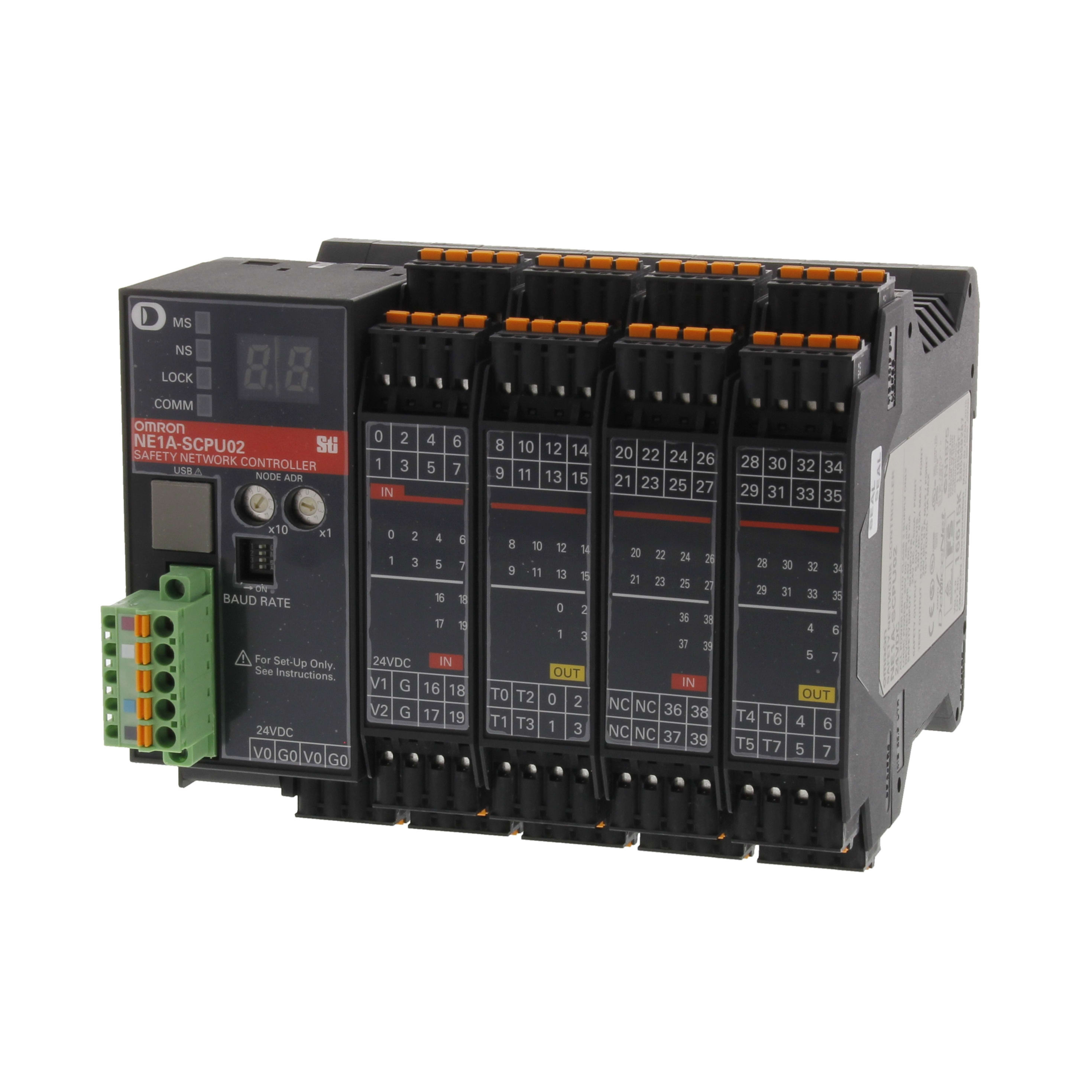 OMRON - OMRNE1ASCPU02VER20- CONTROLLORESIC.40IN/8OUT,DEVICENET