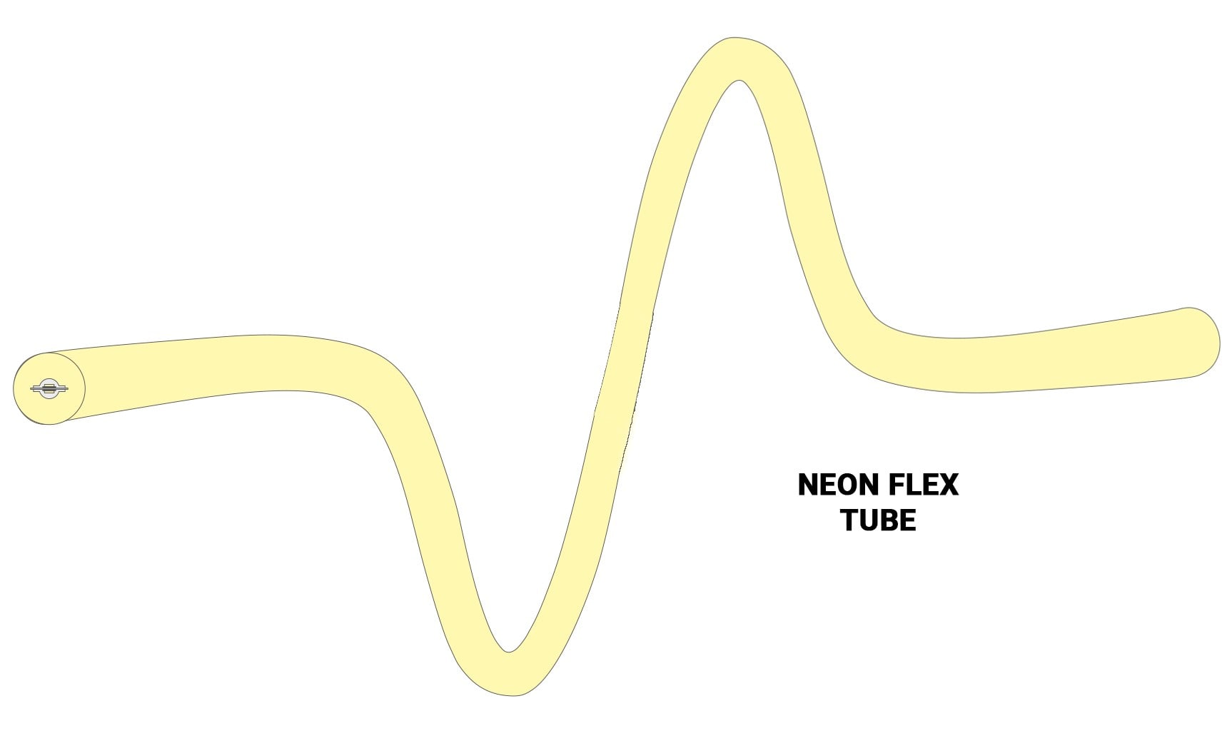 ELCOM SRL EOW06644-L50 NEONFLEX TUBE 25W/M 40K 24V 5M IP65