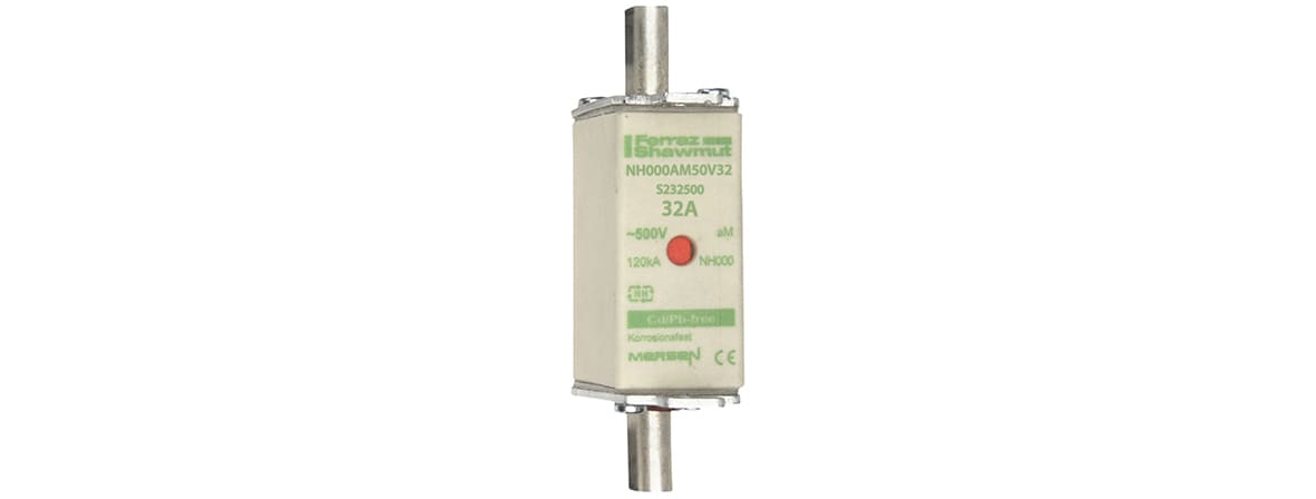 MERSEN ITALIA SPA XESS232500 FUS. NH BT TAGLIA 000 - 500VAC AM 32A