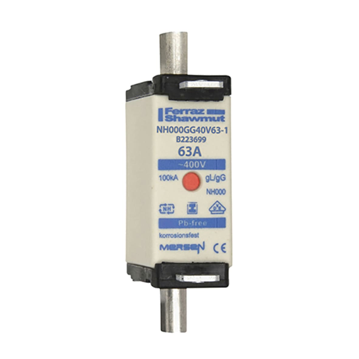MERSEN ITALIA SPA XESB223699 NH 000 63A 400V GG SGL