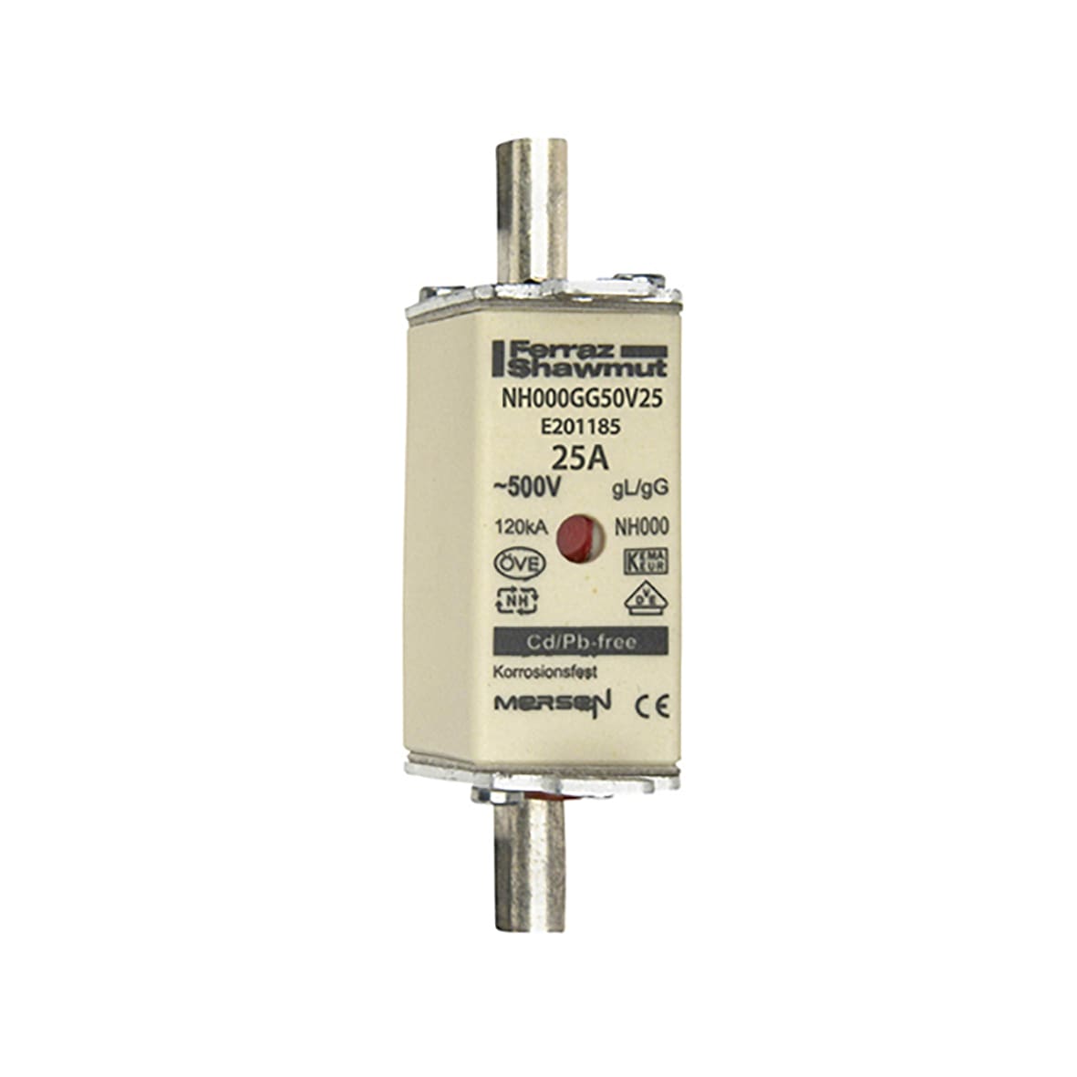 MERSEN ITALIA SPA XESE201185 NH 000 25A 500V GG-9PCS