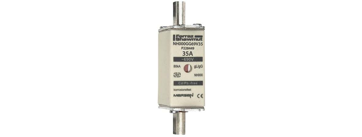 MERSEN ITALIA SPA XESP228449 FUS. NH BT TAGLIA 000 - 690VAC GG 35A