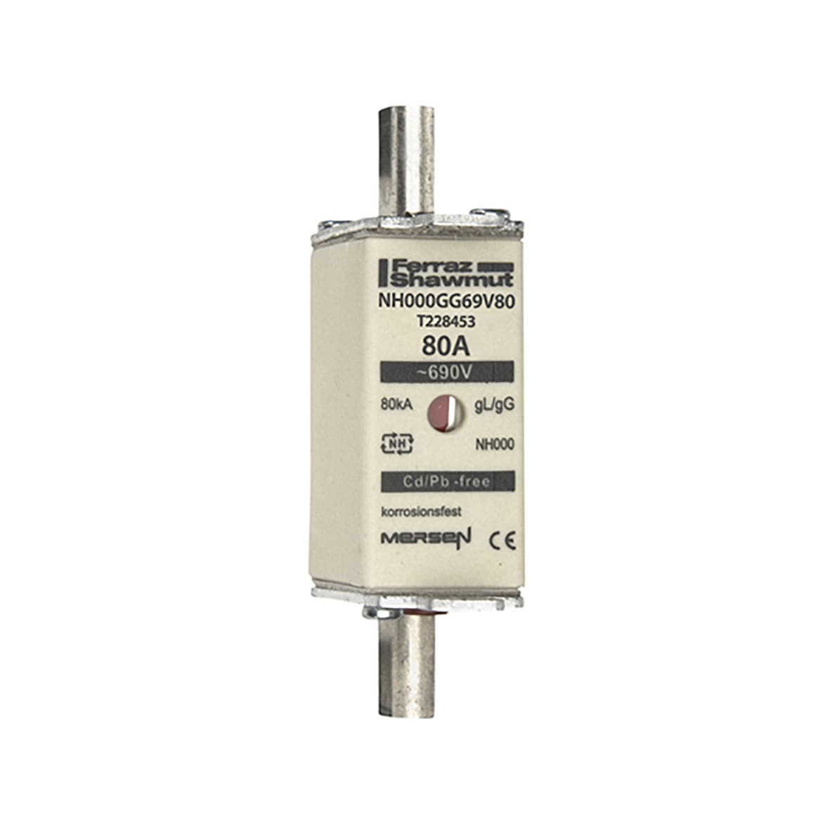 MERSEN ITALIA SPA XEST228453 NH 000 80A 690V GG