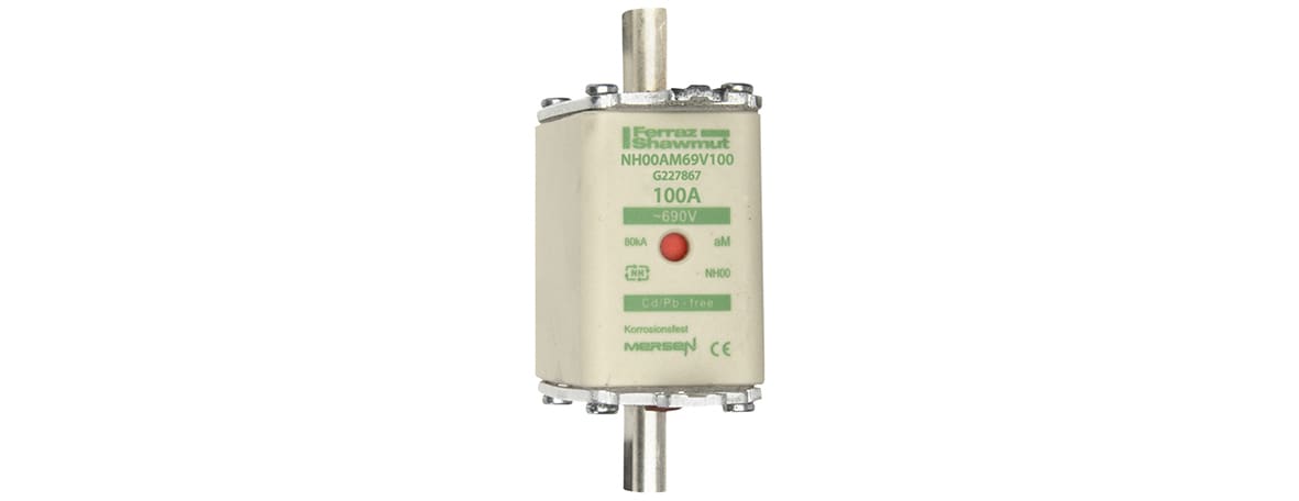 MERSEN ITALIA SPA XESG227867 FUS. NH BT TAGLIA 00 - 690VAC AM 100A