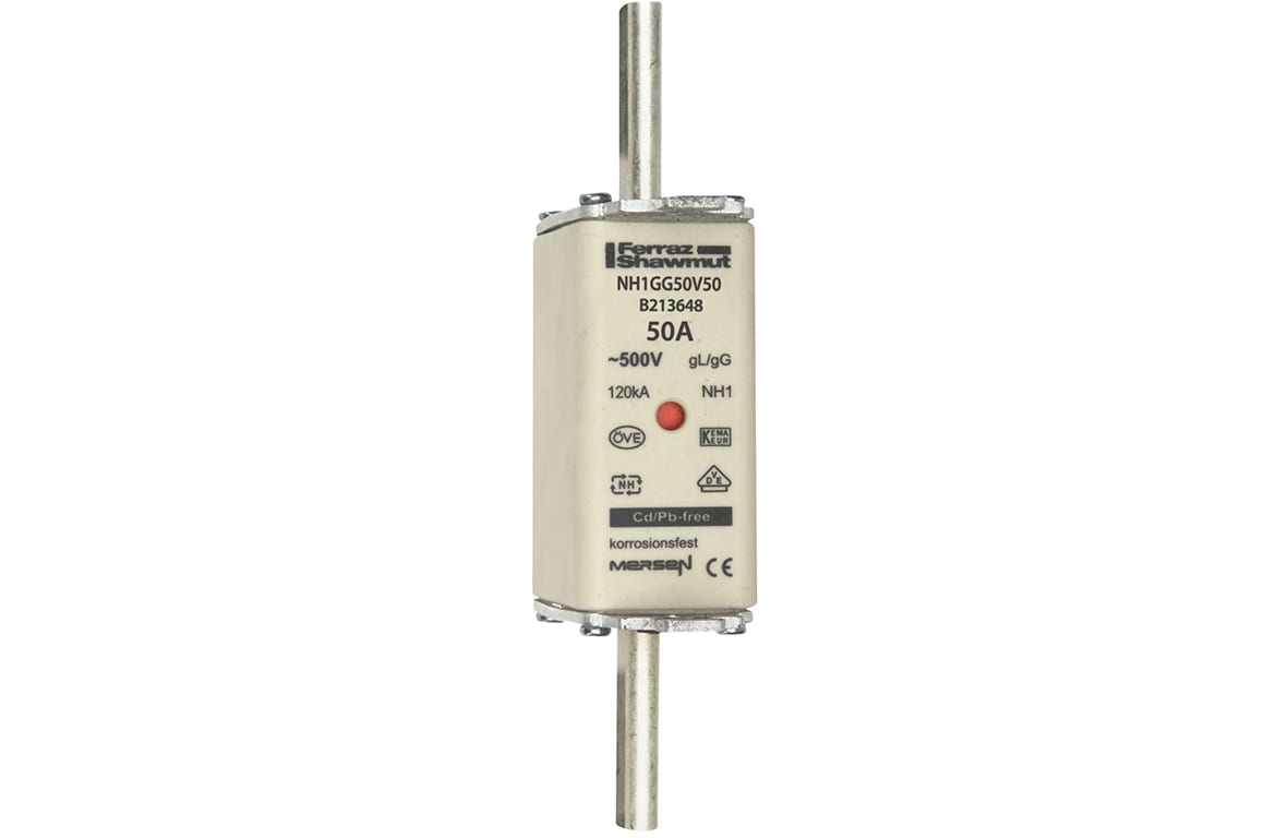 MERSEN ITALIA SPA XESB213648 FUS. NH BT TAGLIA 1 - 500VAC GG 50A