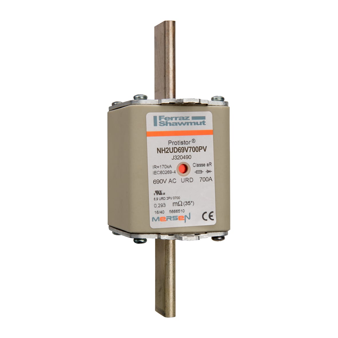 MERSEN ITALIA SPA XESJ320490 6,9 URD 2PV 0700