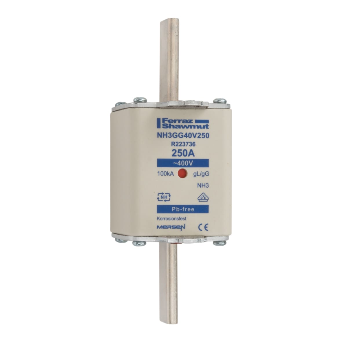 MERSEN ITALIA SPA XESR223736 FUS. NH BT TAGLIE 3 - 400VAC GG 250A