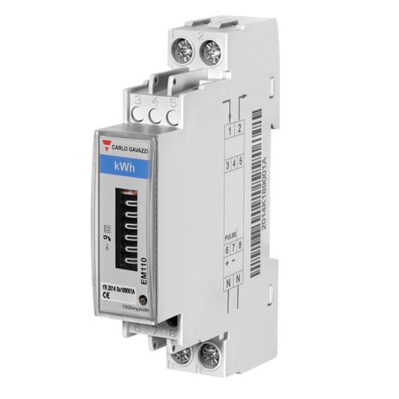 CARLO GAVAZZI GAVEM110DINAV81XO1X EM110DIN CONT.KWH 32A UN230V AUT + 1IMP
