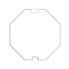 NICE SPA NIC515.05700 KIT ADATTATORE OTTAG 57 MAX