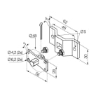 NICE SPA NIC525.10017 KIT STAFFA+Q10 AXIS CMS