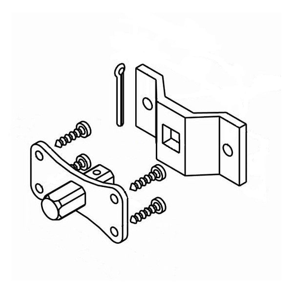 NICE SPA NIC525.10012/AX KIT STAFFA + PERNO Q10