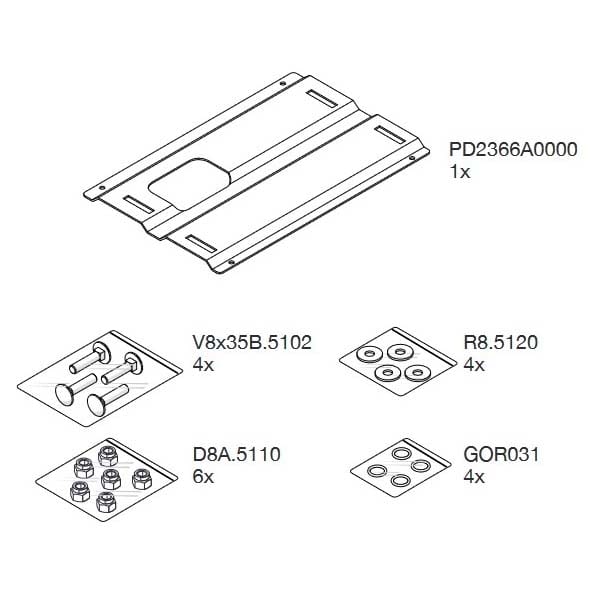 NICE SPA - NICCBIPLERB6 RETROFIT 4 > ROBUS 400/600/600 HS