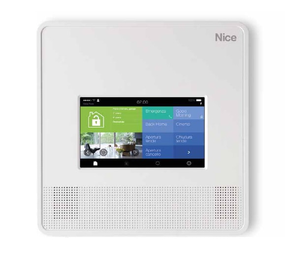 NICE SPA NICMNCUTC CENTRALE ALLARME RADIO, WI-FI, TOUCHSCRE