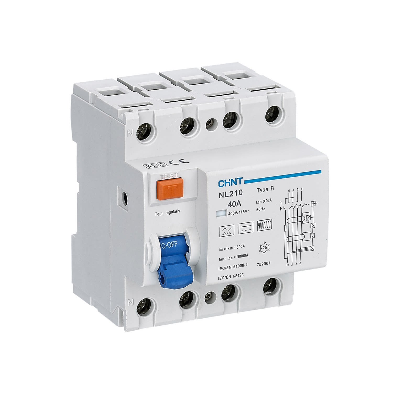 CHINT ITALIA INVESTM - CHT782010 NL210-63/63-4P-B300 -DIFF PURO 4X63A 300