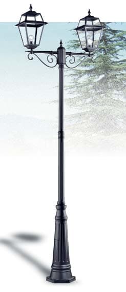 NOBILE ITALIA NOB2056/09/02/NA/S LAMPIONE H259 2 LUCI OTTO VETRI ANTR.SAT