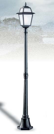 NOBILE ITALIA NOB2058/07/NE LAMPIONE H 177 8 VETRI PICCOLA NE