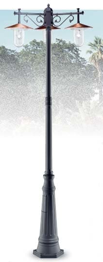 NOBILE ITALIA NOB2070/11/02/NA/OP LAMPIONE H259 3 LUCI PIATTINO RAME OPALE