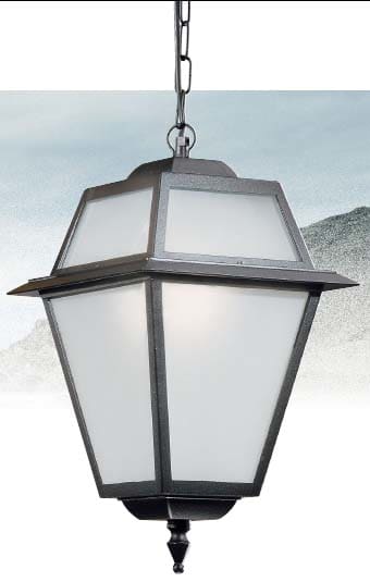 NOBILE ITALIA NOB2081/01/NE/SAT LAMPADA C/CATENA 8 V. GRANDE NE DIF.SAT
