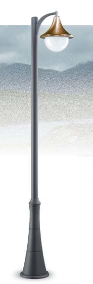 NOBILE ITALIA NOB2083/08/06/NA LAMPIONE H284 1 LUCE LAMPARA GRANDE RAME
