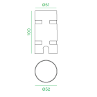 NOBILE ITALIA - NOBC/CASSA X A50 CONTROCASSA X A50 A51 A52