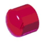 NOTIFIER ITALIA SR NOTFAA-C25R TAPPO DI FINE LINEA IN ABS ROSSO 21MM
