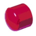 NOTIFIER ITALIA SR NOTFAA-C25R TAPPO DI FINE LINEA IN ABS ROSSO 21MM