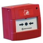 NOTIFIER ITALIA SR NOTM5ARP02SGN02601 PUL. IND. ROTT. VETRO ISO. ROSSO