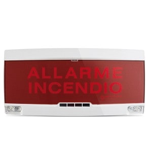 NOTIFIER ITALIA SR NOTPAN1-PLUS-W PAN. OTTICO ACUSTICO EN54-3/23 BIANCO