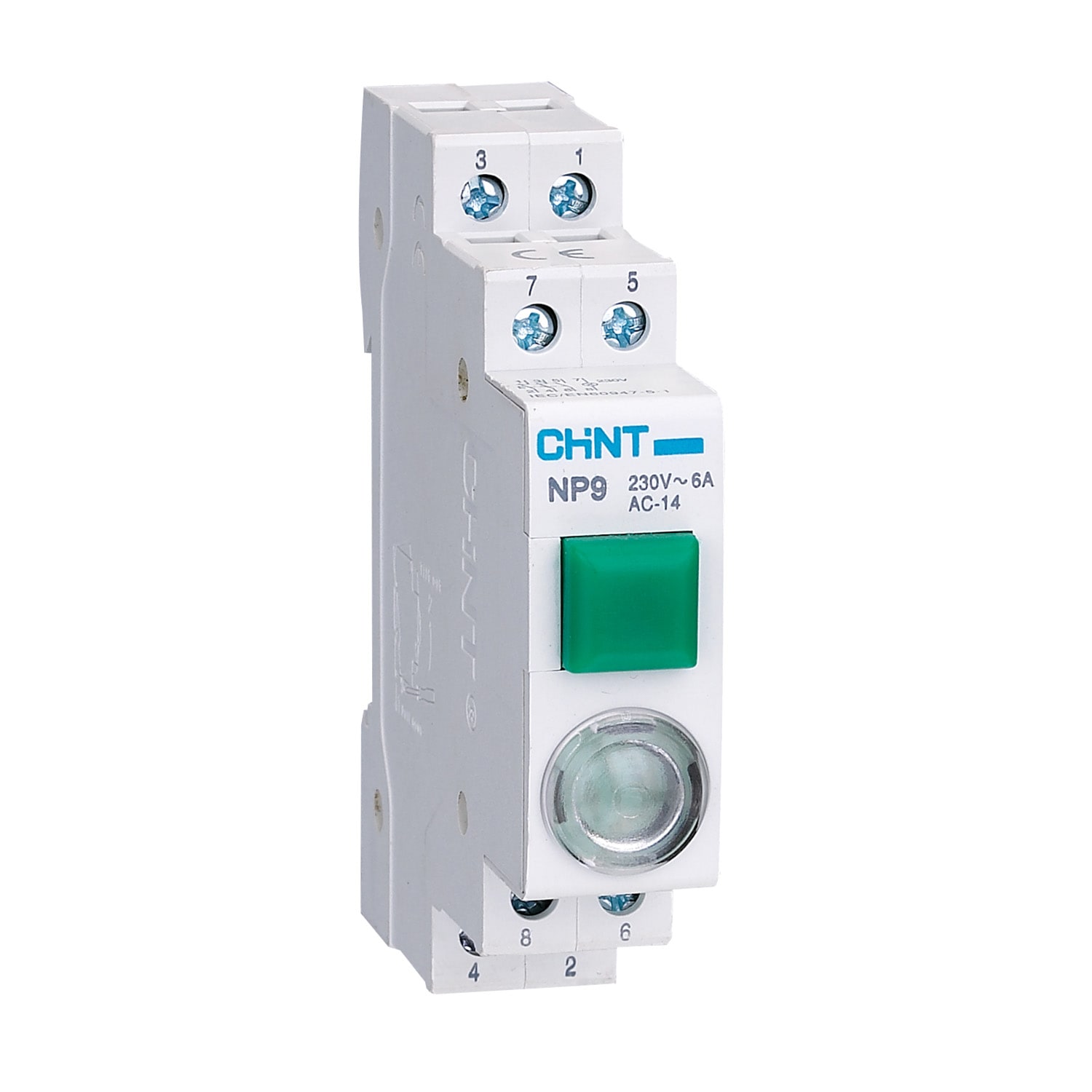CHINT ITALIA INVESTM - CHT584075 NP9-12 - PULS. LUMIN. LED V 230VAC/VDC 1