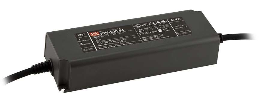 DIGIMAX SRL - DIXNPF-200V-24 DRIVER LED 24V 200W IP67 DIM 1-10V 90-30