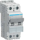 HAGER - HAGNRN206 INTERRUTTORE AUTOMATICO 2P 6A 25KA C 2